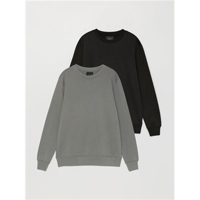 PACK OF 2 BASIC SWEATSHIRTS
