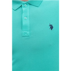 Erkek Mint Basic Polo Yaka Tişört