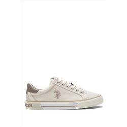 U.S. Polo Assn. U.s Polo 3m Rachel 3fx Topuk Yazılı Bez Bagcıklı Spor Ayakkabı 3YBAYZY34303BEJ