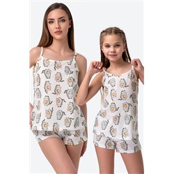 Женская пижама с шортами Happyfox
