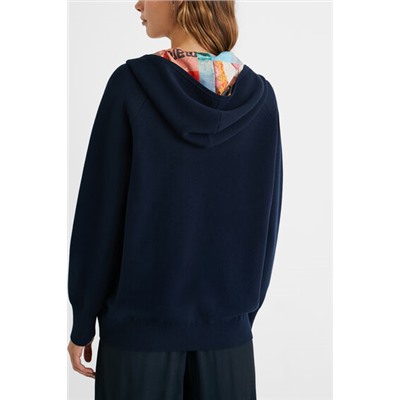 Chaqueta reversible capucha