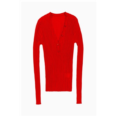 Jersey de lana Rojo