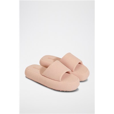 Sandalias con plataforma Rosa