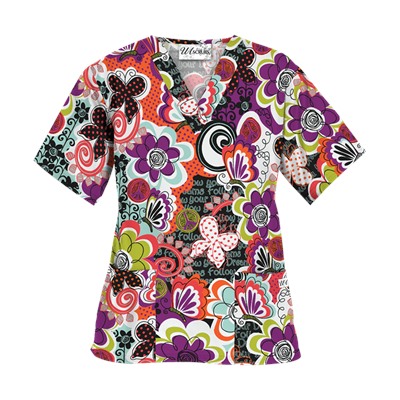 UA Peace And Prosperity Scrub Top