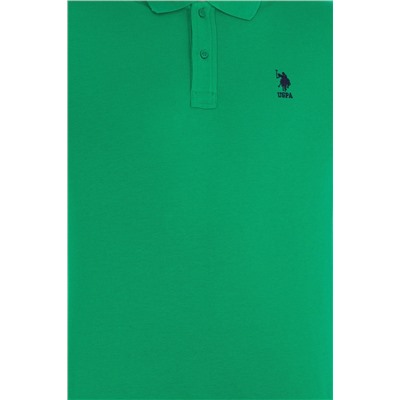 Erkek Yeşil Basic Polo Yaka Tişört