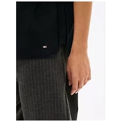 Dolman-Sleeve Crewneck Pocket T-Shirt