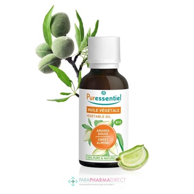 Puressentiel Huile Végétale Amande Douce BIO 50 ml
