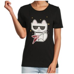 Karl Lagerfeld Paris Rockstar Cat T-Shirt
