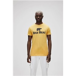 Bad Bear, Tee 0 Yaka Erkek Tshirt - Sari
