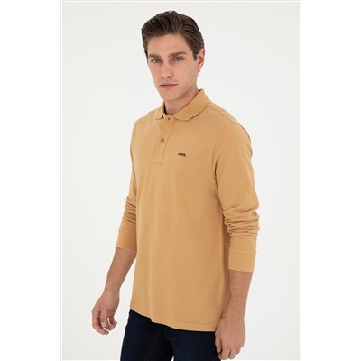 Erkek Camel Basic Sweatshirt