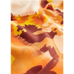 Fular estampado floral