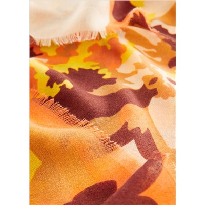 Fular estampado floral
