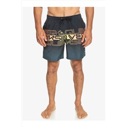 Quiksilver, Wordblock 17 M Jamv Erkek Siyah Deniz Şortu Eqyjv04005-kvj6