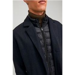 Chaqueta efecto doble prenda Azul marino