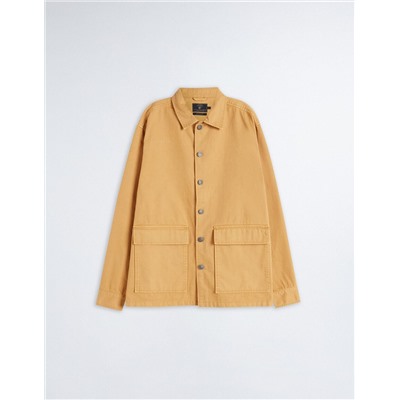 Overshirt, Men, Dark Yellow
