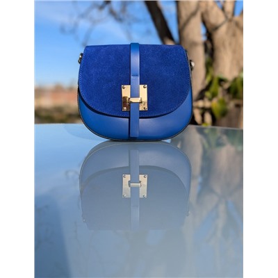 Итальянская сумка из натуральной кожи от AB.ZAPATOS PELLE · 2704 Azulon