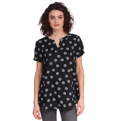 Damen Bluse mit Allover-Motiv