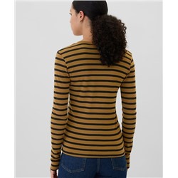 Favorite Stripe V-Neck T-Shirt