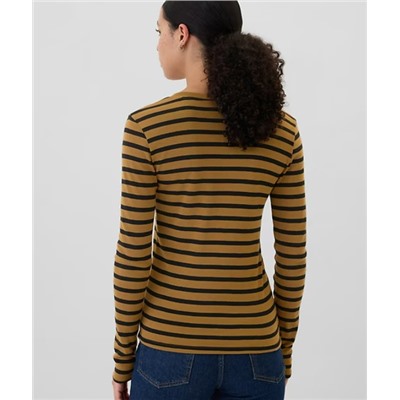 Favorite Stripe V-Neck T-Shirt