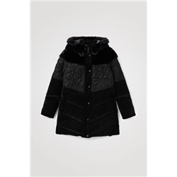 Chaqueta larga acolchada