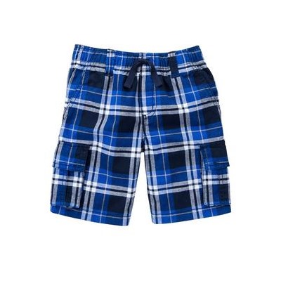 Plaid Cargo Shorts