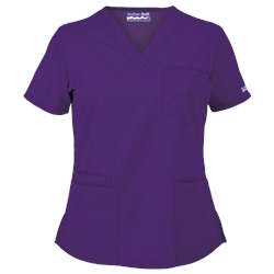 Butter-Soft Scrubs by UA™ 4-Pocket V-Neck Top