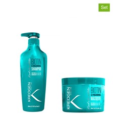 2tlg. Haarpflege-Set "Biotin & Hyaluronic"