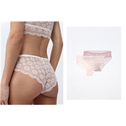 PACK OF 2 LACE BRIEFS