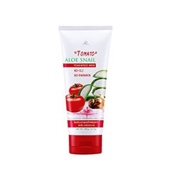 Пенка для умывания Tomato Aloe Snail от Arcosmo 190 гр / Arcosmo Tomato Aloe Snail Facial Foam Wash 190g