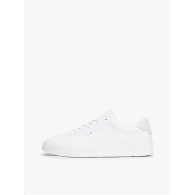 Coated Leather Court Sneaker