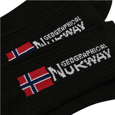 Geographical Norway Herren Sportsocken 3 Paar schwarz GN002HP-BLACK