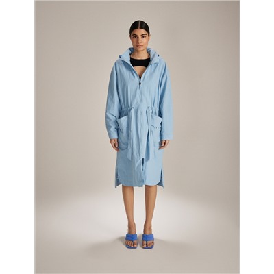 Parka aus Strukturstoff