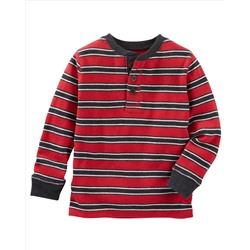 Striped Thermal Henley