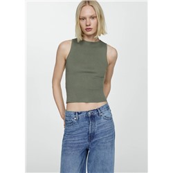 Jeans wideleg loose tiro medio