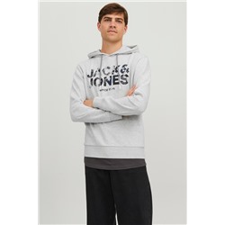 Sudadera con capucha Crudo jaspeado