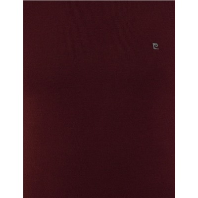 Bordo Slim Fit Bisiklet Yaka Basic Triko Kazak