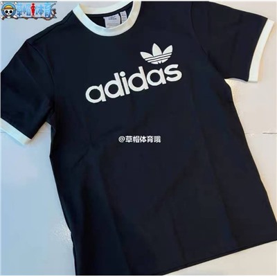 Эластичная футболка Adida*s Originals 🩵  Материал: хлопок с небольшой примесью полиэстера
