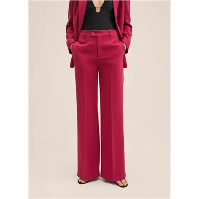 Pantalón traje wideleg  -  Mujer | MANGO OUTLET Melilla