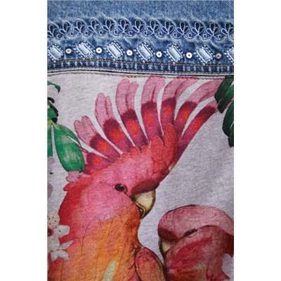 Chaqueta híbrida aves del paraíso