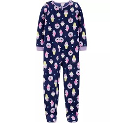 Carter's | Kid 1-Piece Unicorn Cupcake Fleece Footie PJs