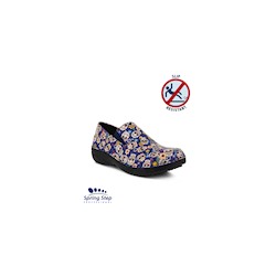 Spring Step Women's Professional Small Skulls Blue Ferrara Shoe
