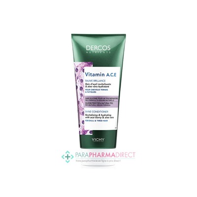 Vichy Dercos Nutrients Vitamin ACE Baume Brillance Cheveux Ternes 200ml