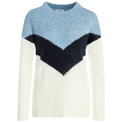 Damen Strickpullover mit Blockstreifen