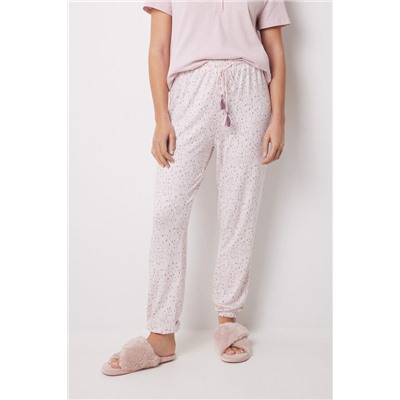 Pantalón largo skinny súper soft flores