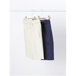 PACK OF 2 PAIRS OF BASIC FLEECE SHORTS