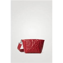 Bolso bandolera piel acolchada
