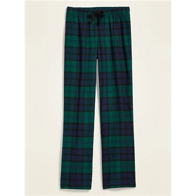 Patterned Flannel Pajama Pants for Women