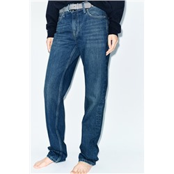 ZW COLLECTION STRAIGHT LOW-RISE JEANS