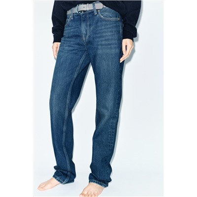 ZW COLLECTION STRAIGHT LOW-RISE JEANS