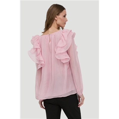 Blusa de seda Rosa